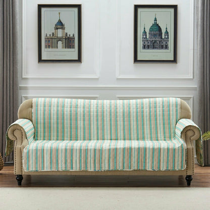 Atlantis Jade Reversible Chair Cover | Plow & Hearth