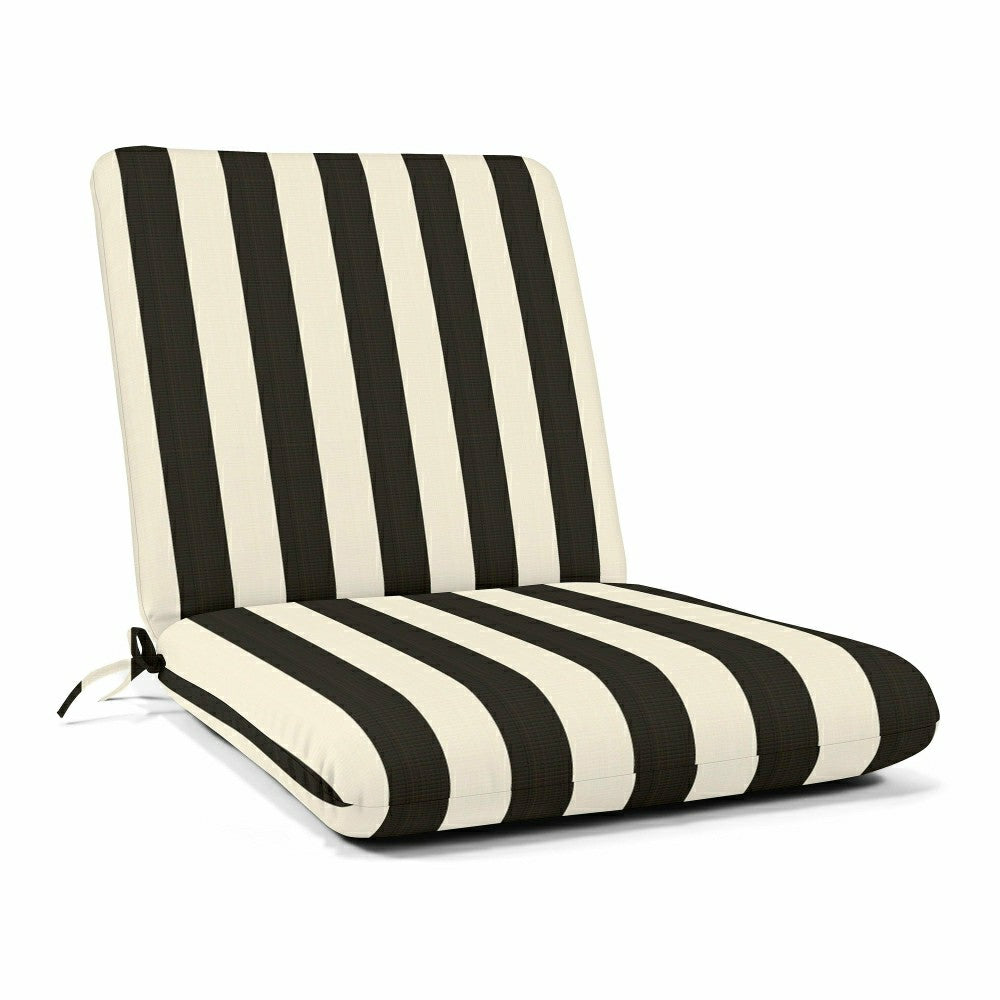 Sunbrella Premium Club Cushion with Ties | Plow & Hearth