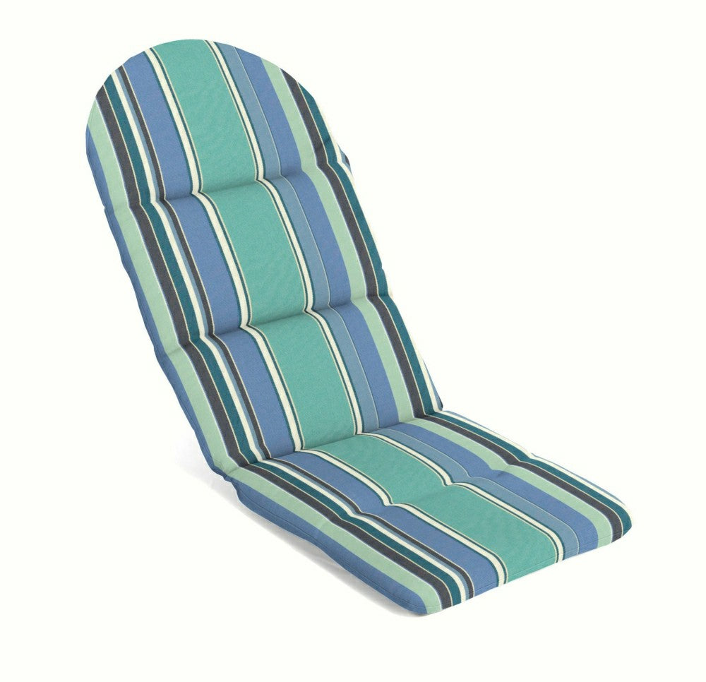 Polyester Classic Adirondack Chair Cushion, Blue | Plow & Hearth