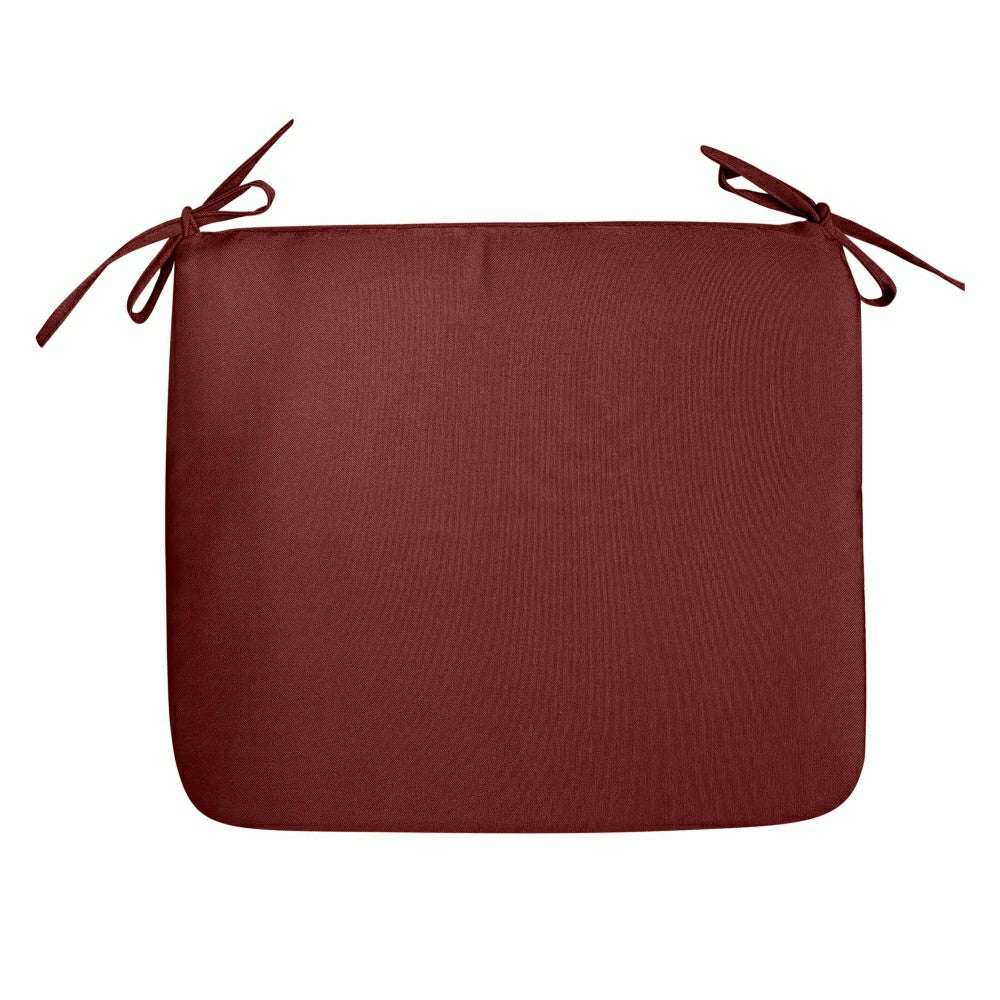 Classic Chair Cushion with Ties | Plow & Hearth