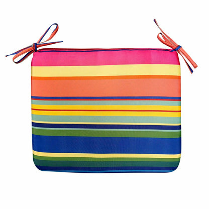 Classic Chair Cushion with Ties | Plow & Hearth