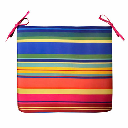 Classic Chair Cushion with Ties | Plow & Hearth