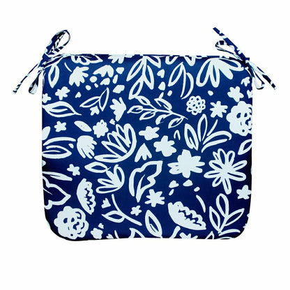 Classic Chair Cushion with Ties | Plow & Hearth
