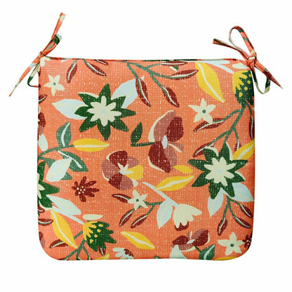 Classic Chair Cushion with Ties | Plow & Hearth