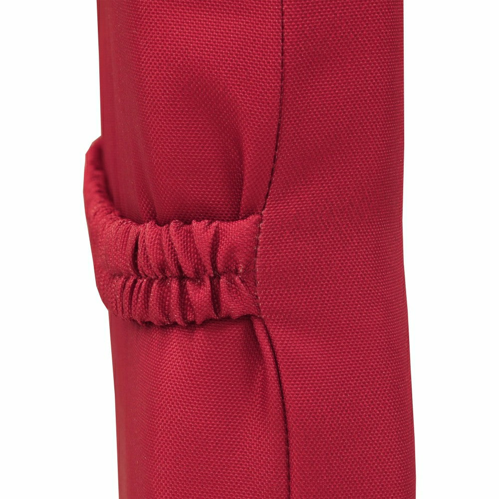 Outdoor Polyester Lounger Cushion 22"x73", Solid Red | Plow & Hearth