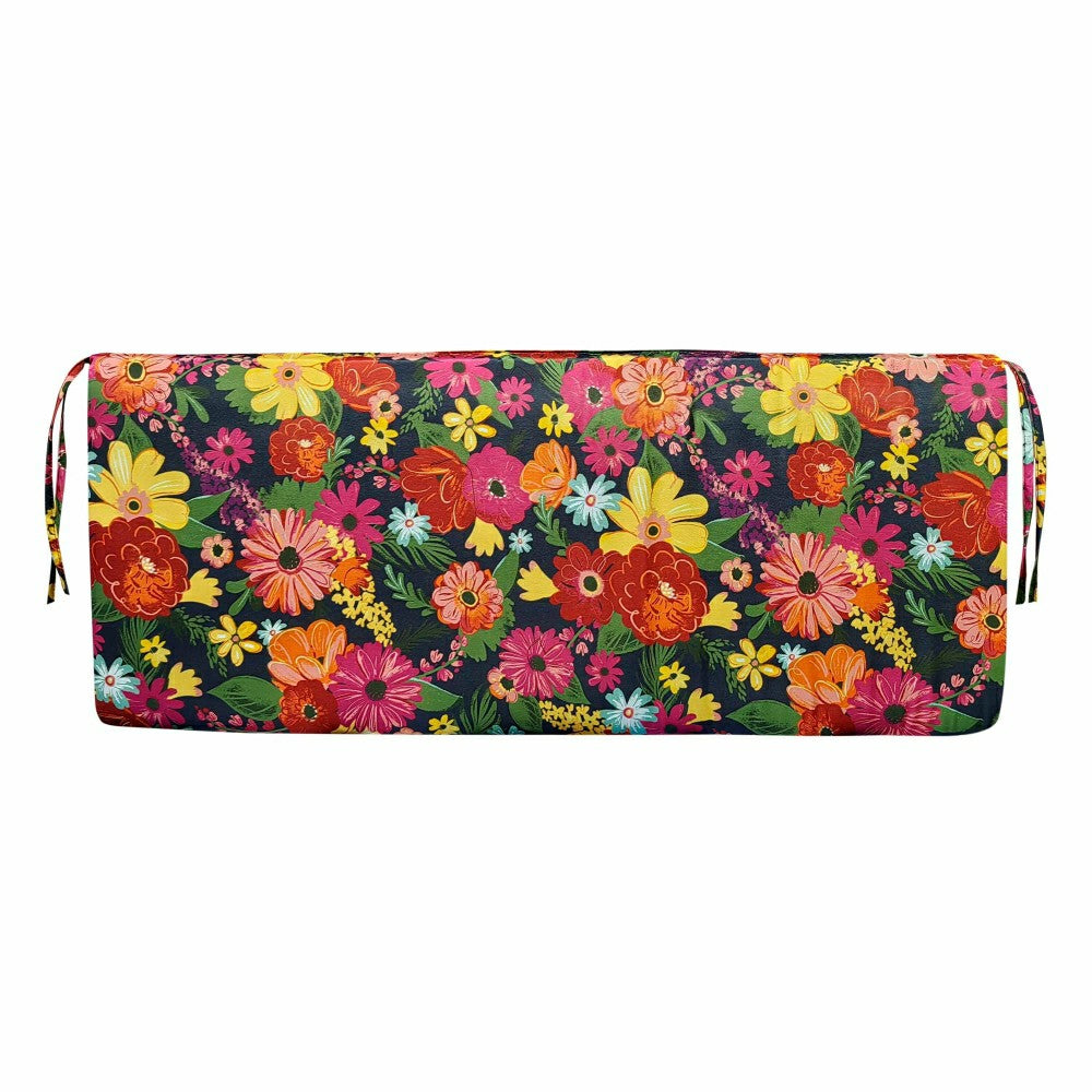 Classic Bench Cushion with Ties | Plow & Hearth