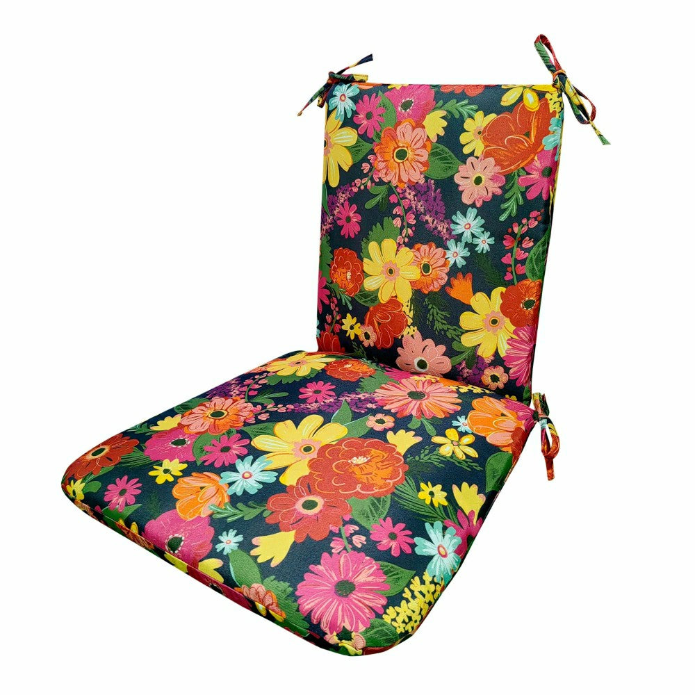 Classic Rocking Chair Cushion with Ties | Plow & Hearth