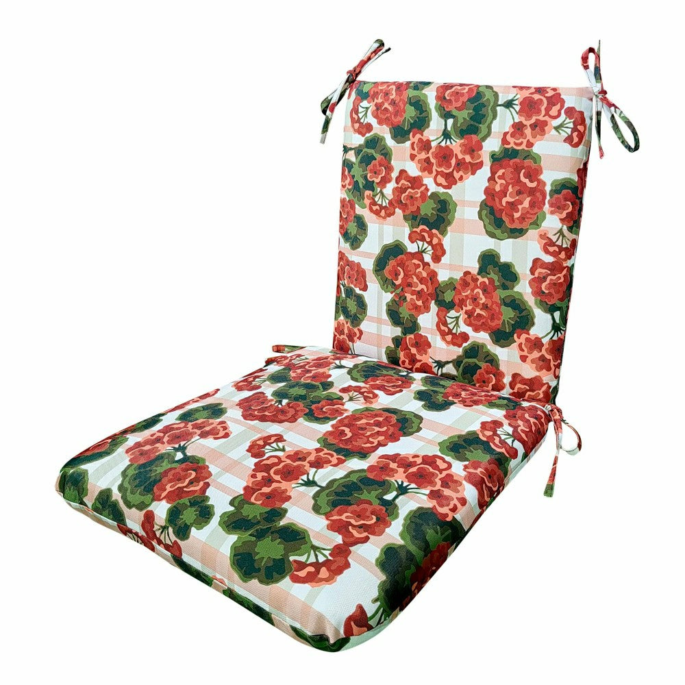 Classic Rocking Chair Cushion with Ties | Plow & Hearth