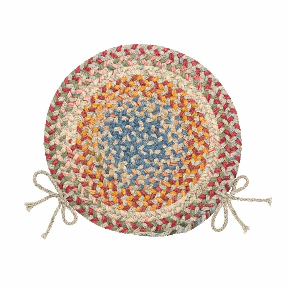 Blue Ridge Wool Braided Chair Pads Set of 4 | Plow & Hearth