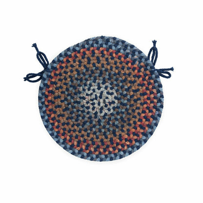 Blue Ridge Wool Braided Chair Pads Set of 4 | Plow & Hearth