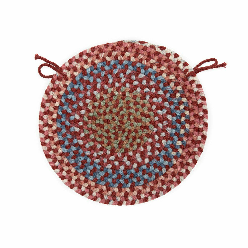 Blue Ridge Wool Braided Chair Pads Set of 4 | Plow & Hearth