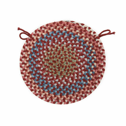 Blue Ridge Wool Braided Chair Pads Set of 4 | Plow & Hearth
