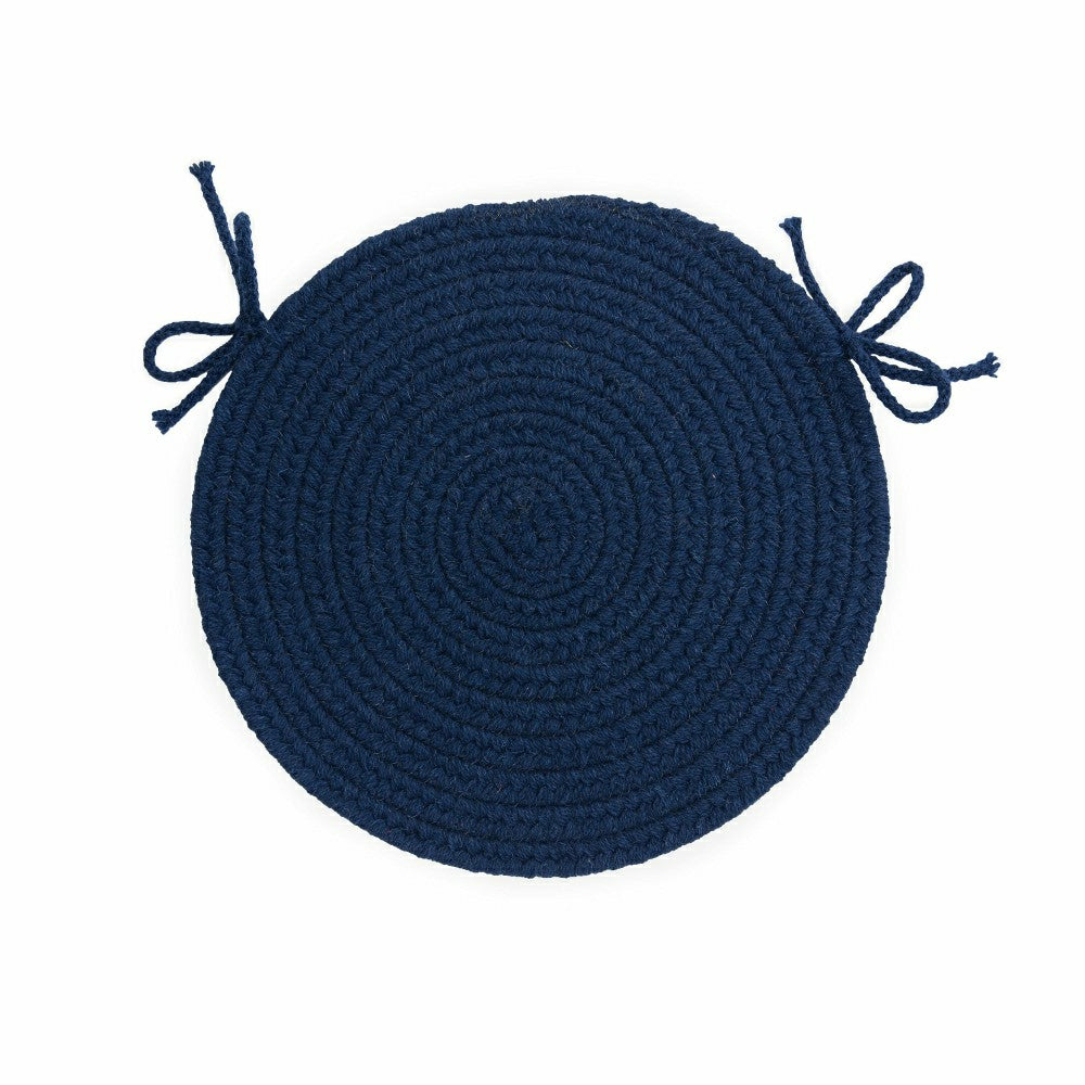 Blue Ridge Wool Braided Chair Pads Set of 4 | Plow & Hearth