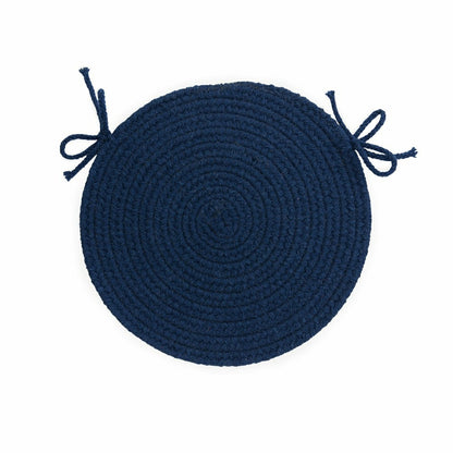 Blue Ridge Wool Braided Chair Pads Set of 4 | Plow & Hearth