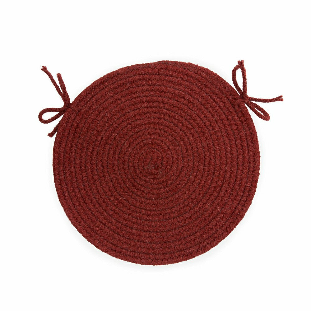Blue Ridge Wool Braided Chair Pads Set of 4 | Plow & Hearth