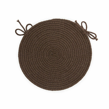 Blue Ridge Wool Braided Chair Pads Set of 4 | Plow & Hearth