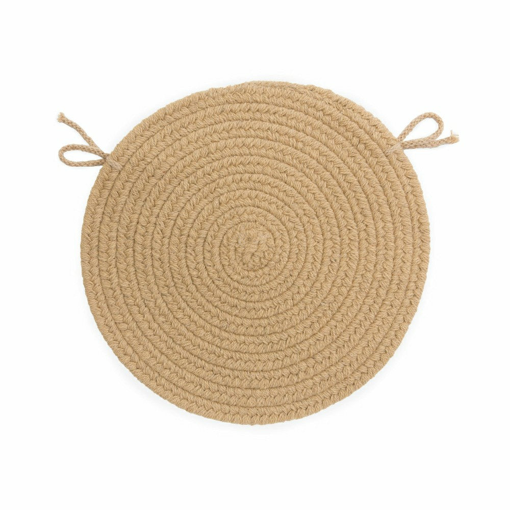 Blue Ridge Wool Braided Chair Pads Set of 4 | Plow & Hearth