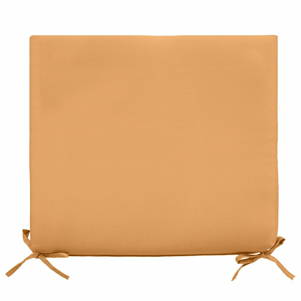 Outdoor Polypropylene Arm Chair Cushion 18"x19", Mustard | Plow & Hearth