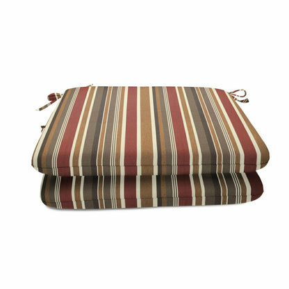 Sunbrella Premium Chair Cushion with Ties | Plow & Hearth