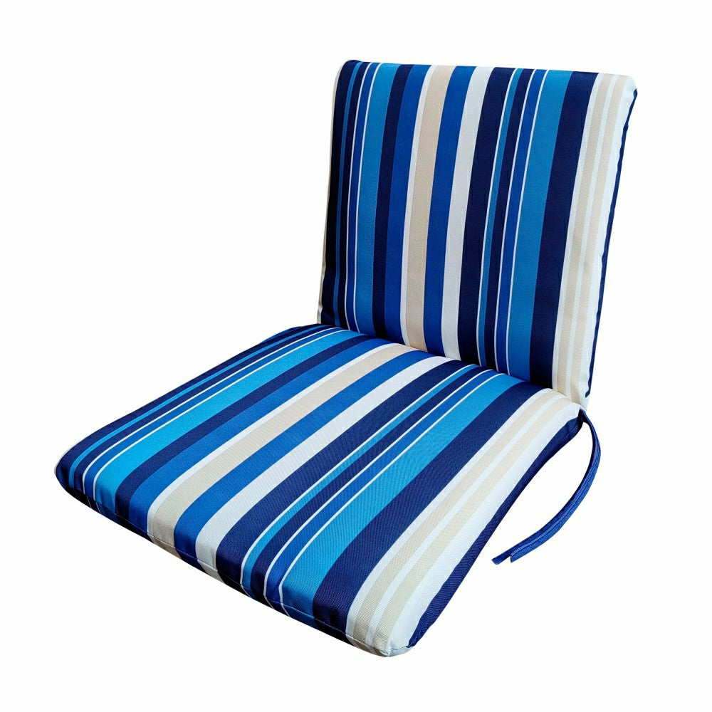 Classic Hinged Chair Cushion with Ties | Plow & Hearth