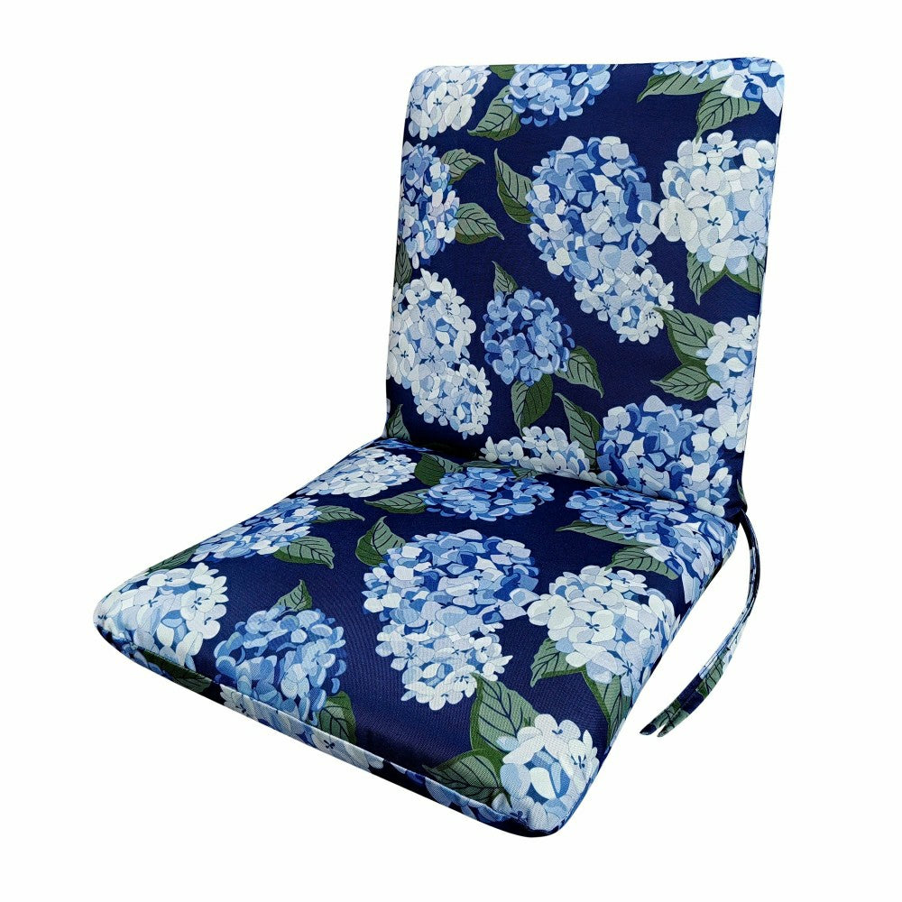 Classic Hinged Chair Cushion with Ties | Plow & Hearth