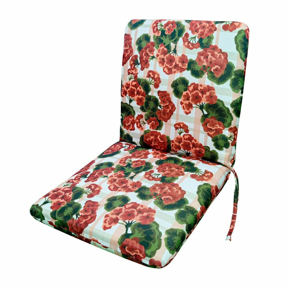 Classic Hinged Chair Cushion with Ties | Plow & Hearth