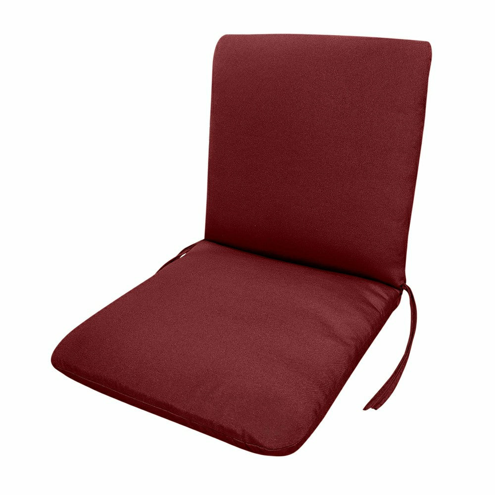 Classic Hinged Chair Cushion with Ties | Plow & Hearth