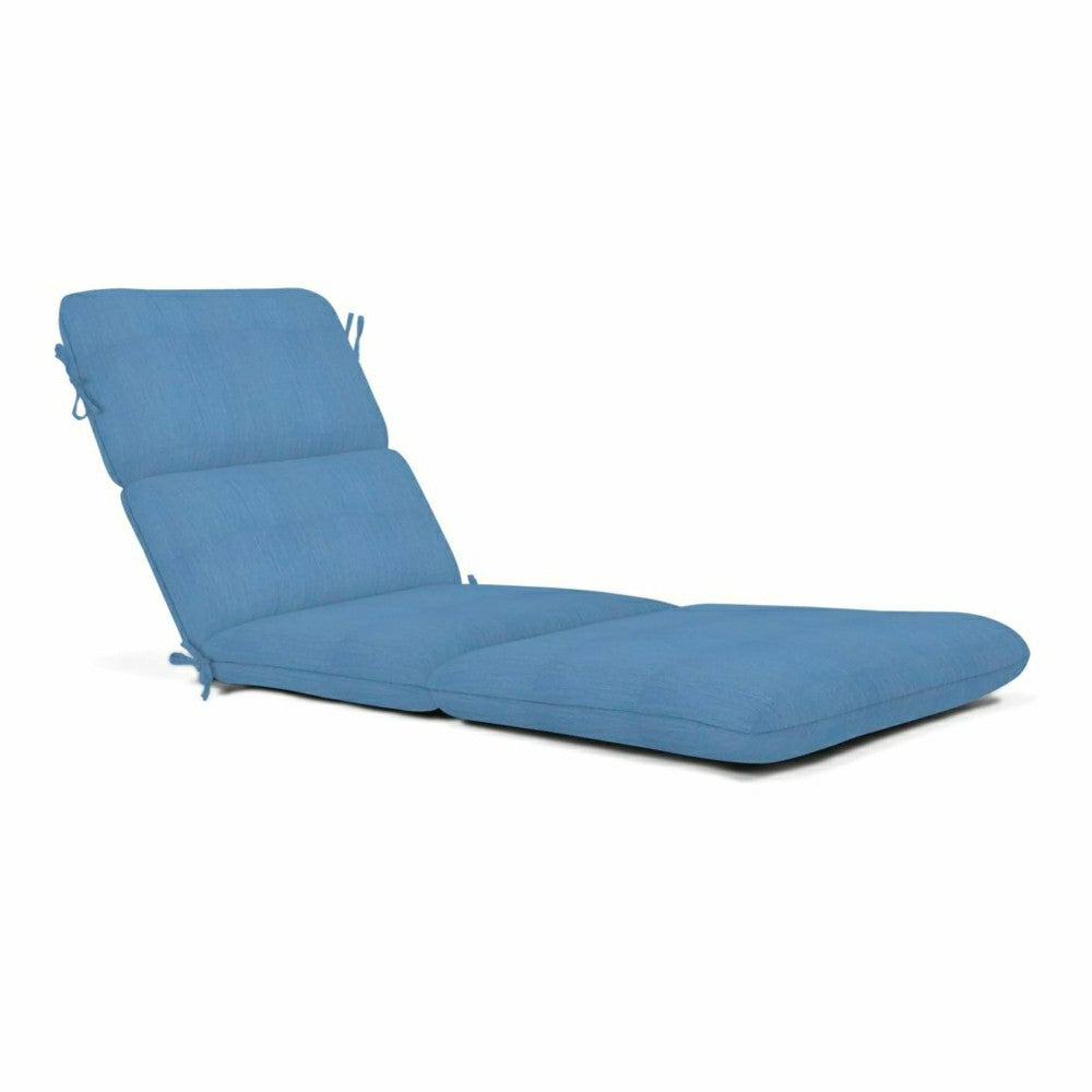 Sunbrella Premium Chaise Cushion with Ties | Plow & Hearth