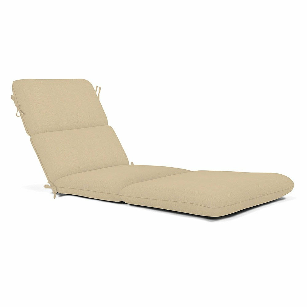 Sunbrella Premium Chaise Cushion with Ties | Plow & Hearth