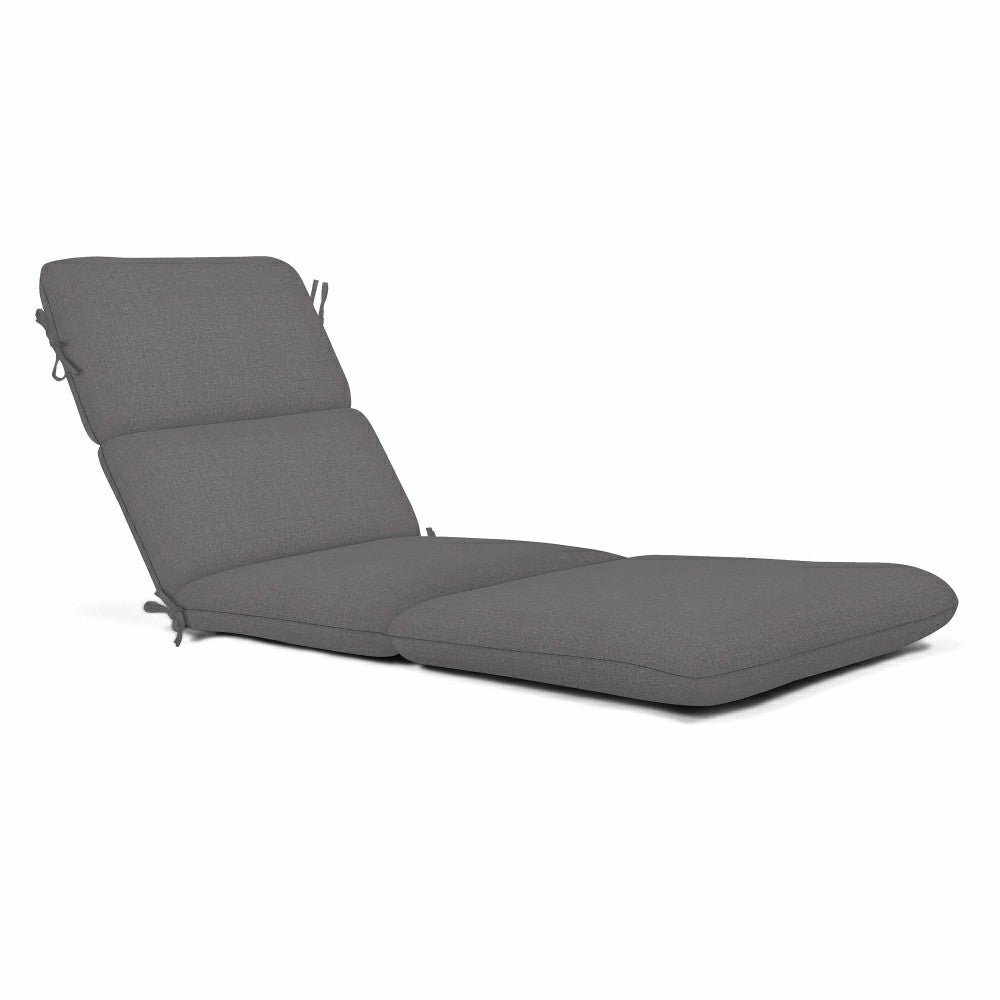 Sunbrella Premium Chaise Cushion with Ties | Plow & Hearth