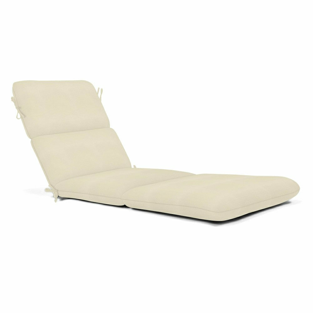 Sunbrella Premium Chaise Cushion with Ties | Plow & Hearth