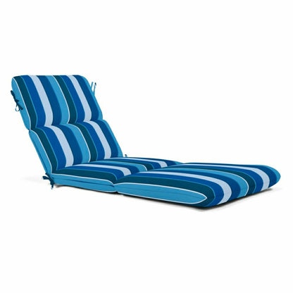 Sunbrella Premium Chaise Cushion with Ties | Plow & Hearth