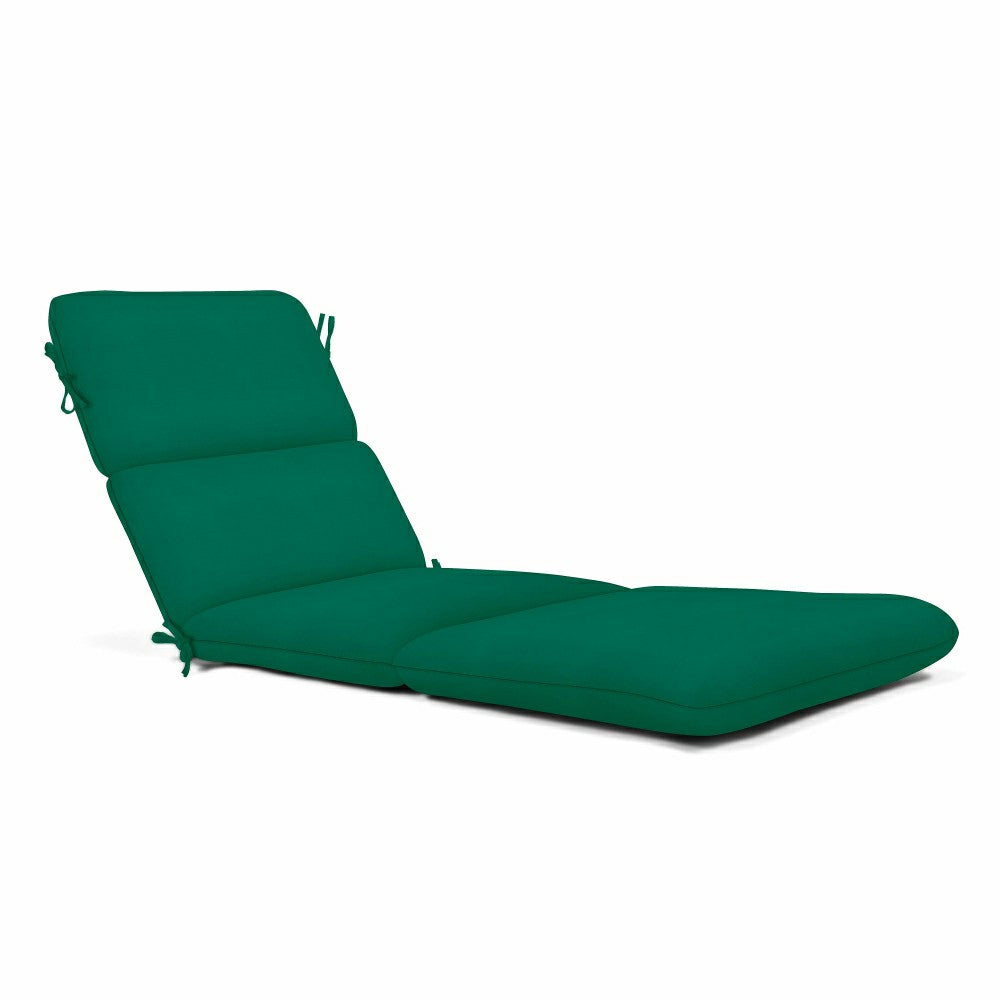 Sunbrella Premium Chaise Cushion with Ties | Plow & Hearth