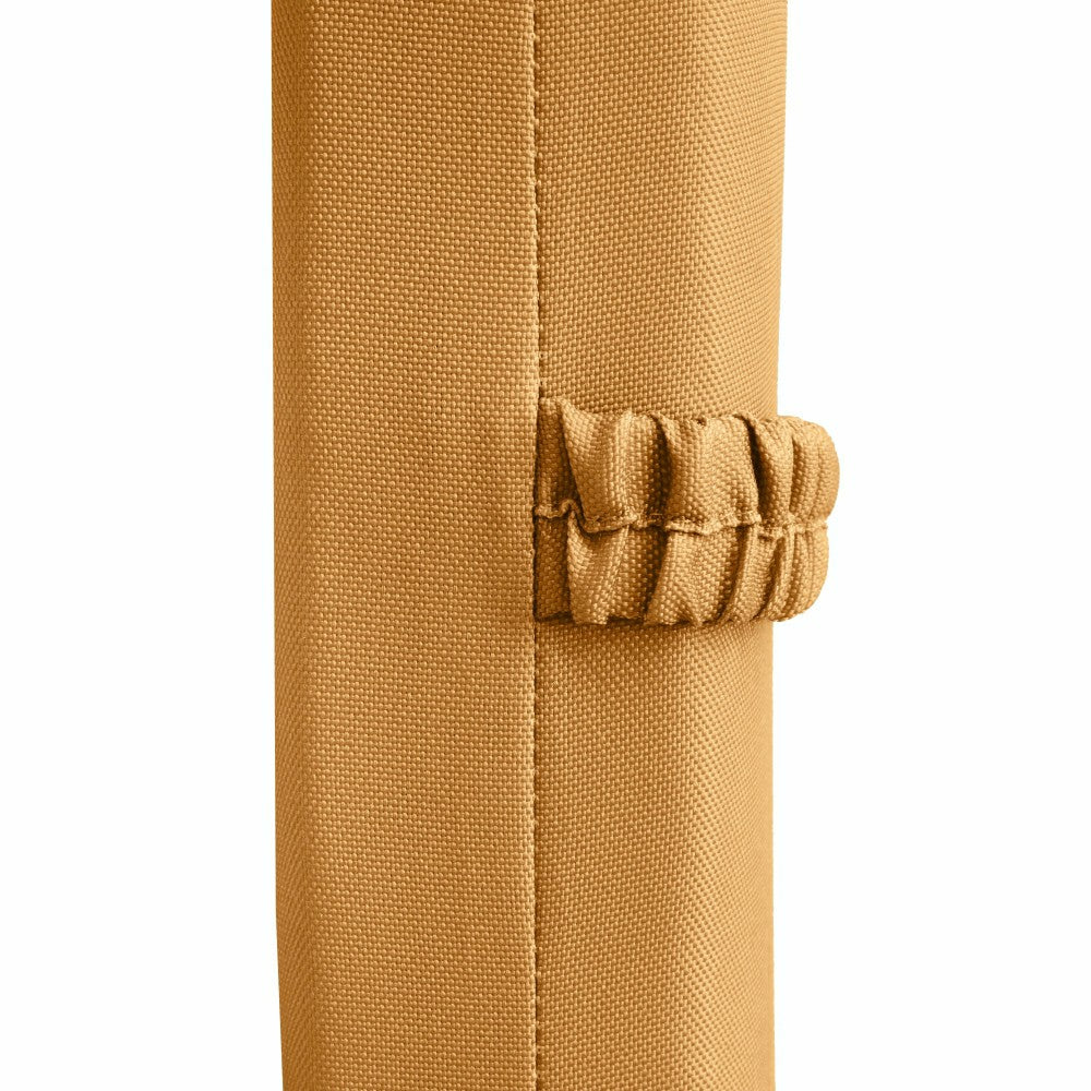 Outdoor Polypropylene High Back Cushion 20"x45", Mustard | Plow & Hearth