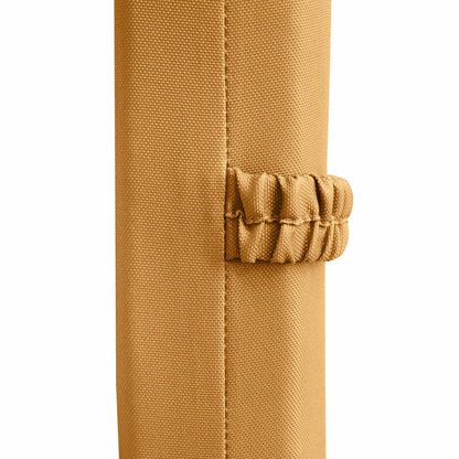 Outdoor Polypropylene High Back Cushion 20"x45", Mustard | Plow & Hearth