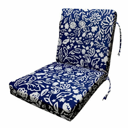 Classic Club Cushion with Ties | Plow & Hearth