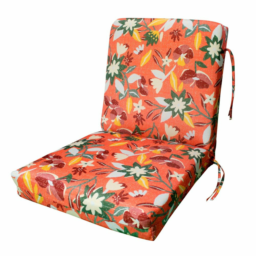 Classic Club Cushion with Ties | Plow & Hearth