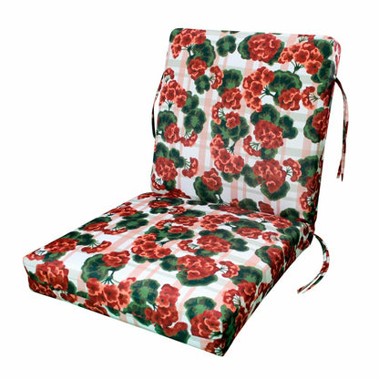 Classic Club Cushion with Ties | Plow & Hearth