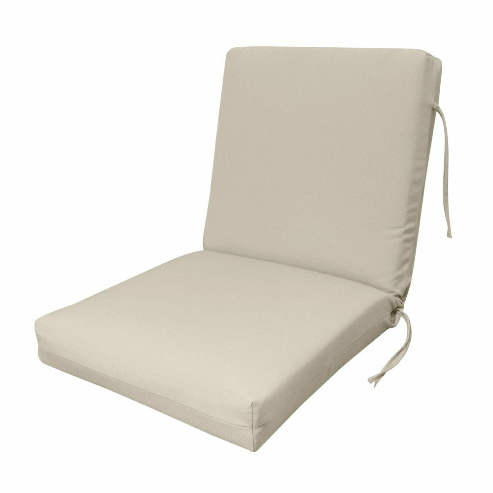 Classic Club Cushion with Ties | Plow & Hearth