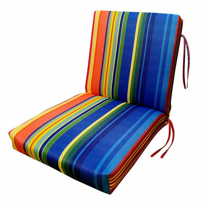 Classic Club Cushion with Ties | Plow & Hearth