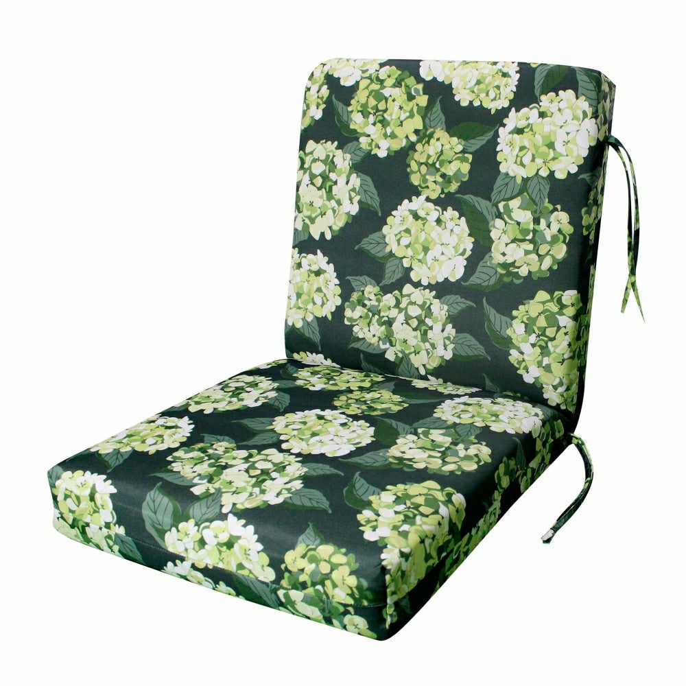 Classic Club Cushion with Ties | Plow & Hearth