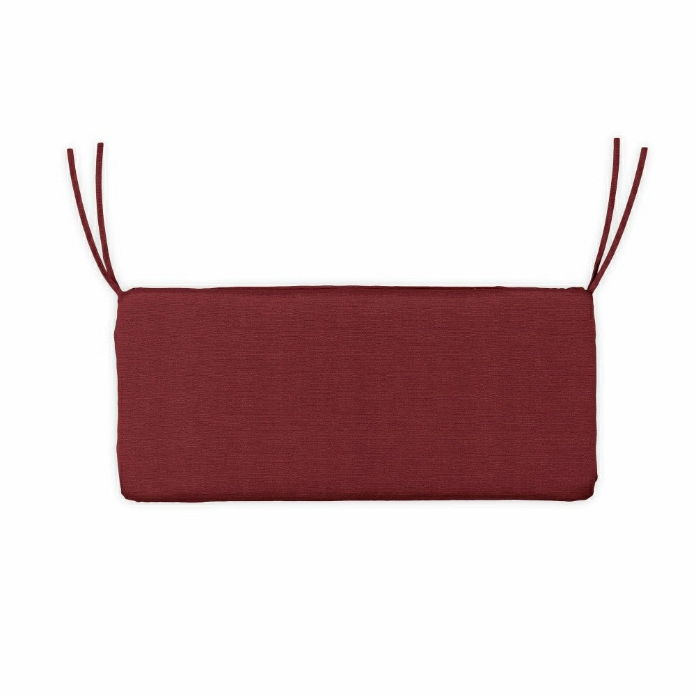 Classic Bench/Glider Cushion with Ties, 41" x 20" x 3" | Plow & Hearth