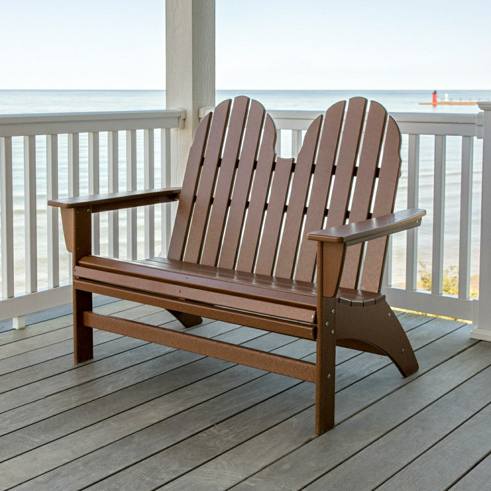 POLYWOOD® Adirondack Bench | Plow & Hearth
