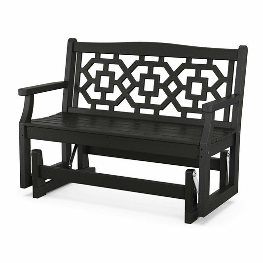 POLYWOOD® Chinoiserie Glider | Plow & Hearth