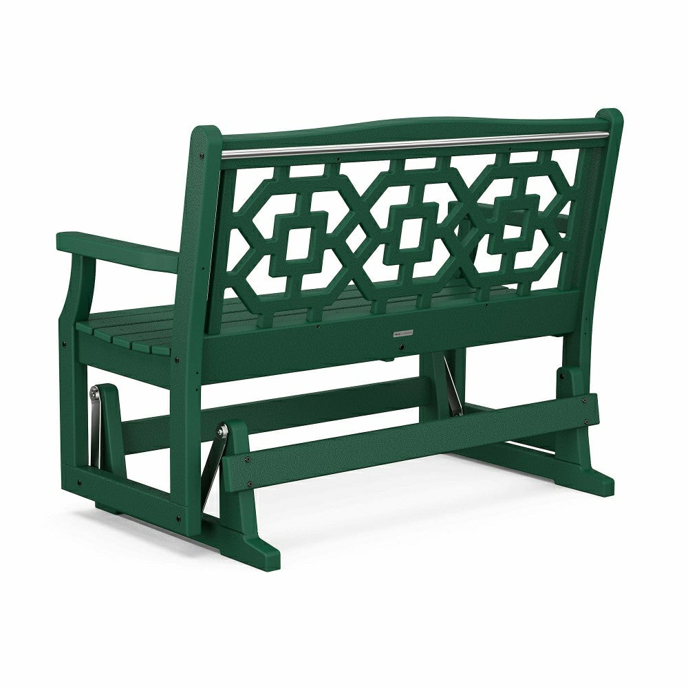 POLYWOOD® Chinoiserie Glider | Plow & Hearth
