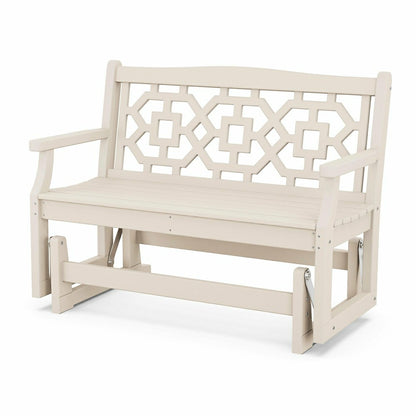 POLYWOOD® Chinoiserie Glider | Plow & Hearth