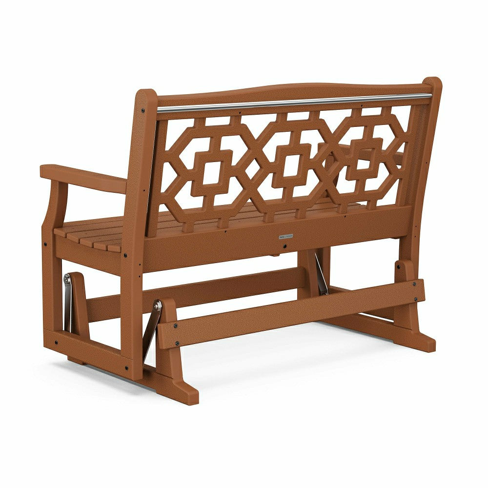 POLYWOOD® Chinoiserie Glider | Plow & Hearth