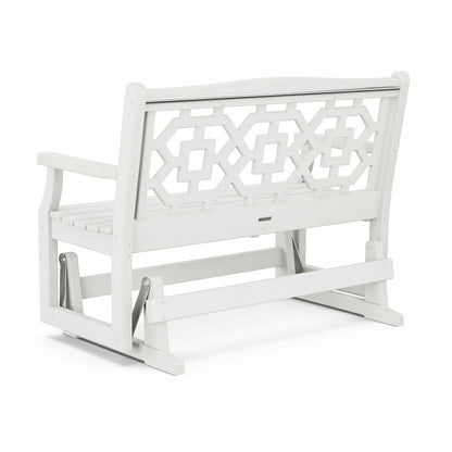 POLYWOOD® Chinoiserie Glider | Plow & Hearth