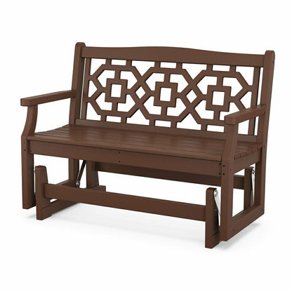 POLYWOOD® Chinoiserie Glider | Plow & Hearth