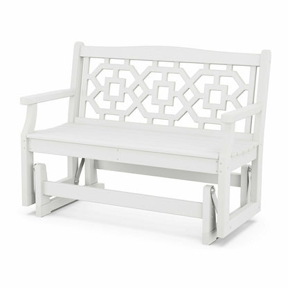 POLYWOOD® Chinoiserie Glider | Plow & Hearth